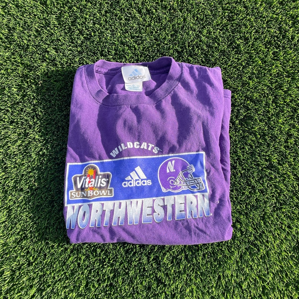 Purple Wildcat Vintage Tee
